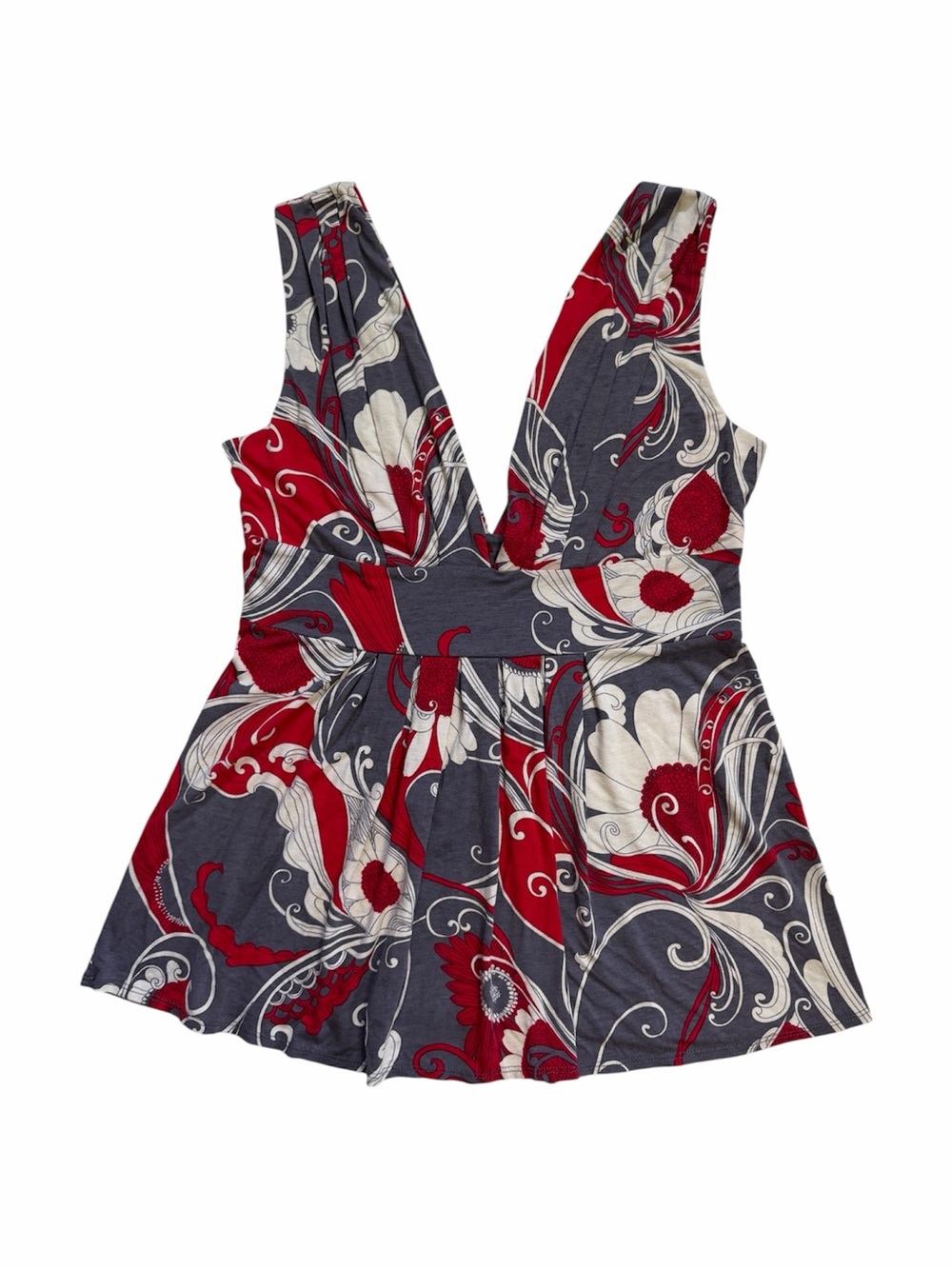 Y2K Arden B Floral Babydoll Tank Top